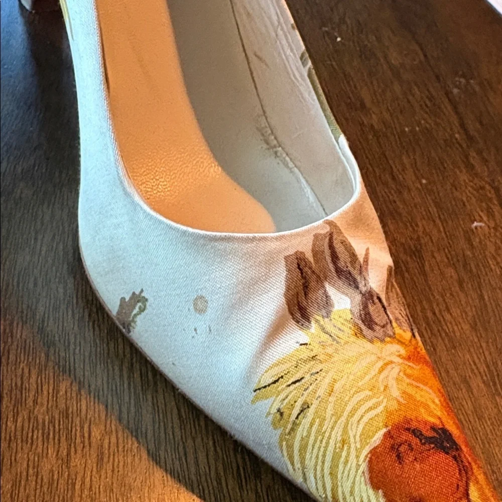 VINTAGE PRADA SATIN HEELS - Picture 5 of 8
